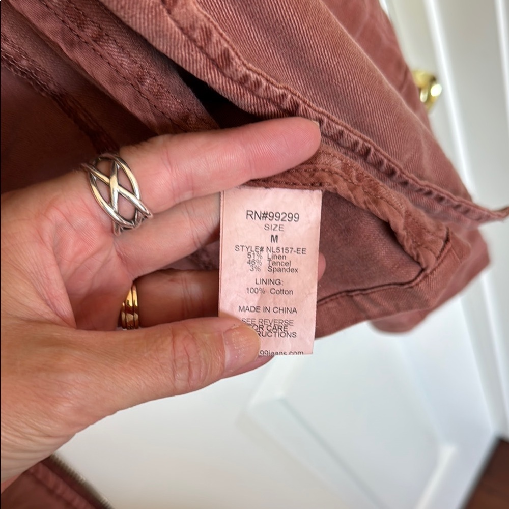 Level 99 Rust Color Moto Jacket - Picture 4 of 7